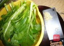 蒜蓉炒油菜的做法图解1