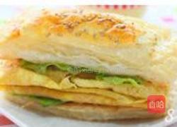 培根蛋法风烧饼的做法图解8