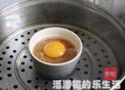 肉蒸鸡蛋糕的做法图解6