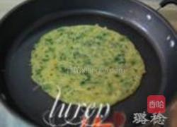 荠荠菜蛋香饼的做法图解4