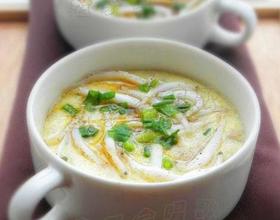 肉末银鱼蒸蛋羹