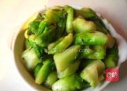 清炒娃娃菜的做法图解5