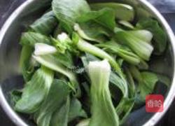 巴鮹油菜汤的做法图解1