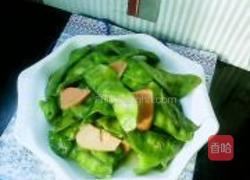 肉肠炒猪耳豆角的做法图解10