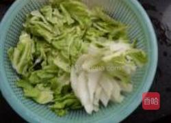 娃娃菜牛肉面的做法图解2