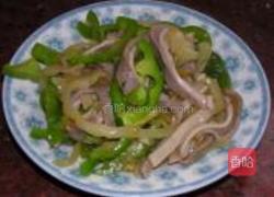 咸菜炒猪肚的做法图解7