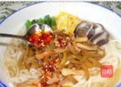 红油榨菜肉丝面的做法图解12