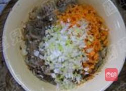 牛肉糯米粉丝馅饼的做法图解5