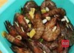 黑胡椒烤虾的做法图解3