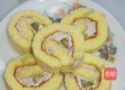 蓝莓猕猴桃蛋糕卷的做法图解15