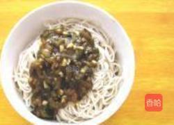 茄丝打卤面的做法图解4