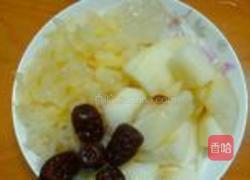 银耳雪梨炖冰糖的做法图解4