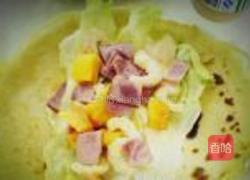 香芒大虾可丽饼的做法图解4