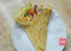 香芒大虾可丽饼的做法图解5