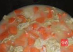 胡萝卜烧米饭的做法图解4