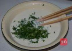 香菜鸡蛋淋饼的做法图解5