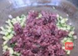 黄瓜鸡蛋炒黑米饭的做法图解4