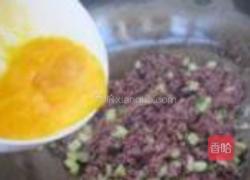 黄瓜鸡蛋炒黑米饭的做法图解5