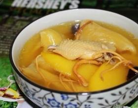 花胶虫草花土鸡汤