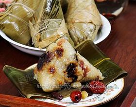 蜜豆小枣什锦粽子