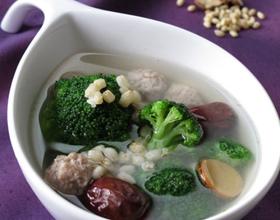 麦枣甘草肉丸汤