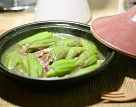 牛肉培根丝瓜煲