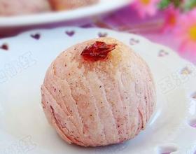 红曲豆沙酥