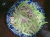 西芹炒肉丝