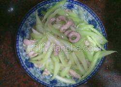 西芹炒肉丝