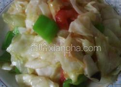 尖椒炒圆白菜