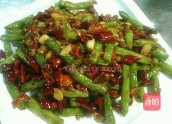 干煸四季豆的做法图解4