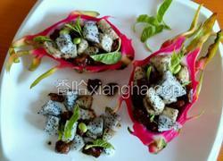 火龙果黑椒牛肉粒