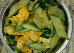 土鸡蛋炒黄瓜