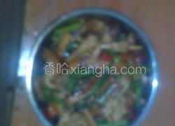 香干炒肉片