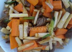 肉片炒时蔬