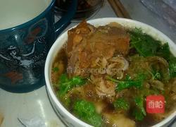 大白菜虾皮骨汤烩饼的做法图解4