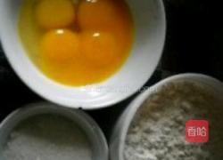 黑芝麻饼干卷的做法图解1