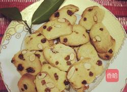 杏仁葡萄干饼干的做法图解7