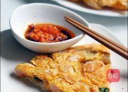 泡菜魔芋虾仁煎饼的做法图解4