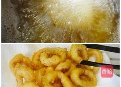 香酥乌贼圈的做法图解3