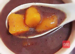 地瓜圆黑糖红豆汤的做法图解7