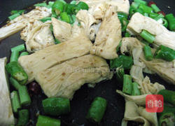 肉燥双青炒豆皮的做法图解4