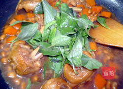 黄豆烧鸡腿的做法图解8