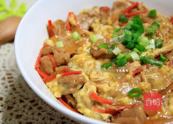 鸡腿肉亲子丼的做法图解7