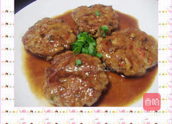 照烧汉堡肉的做法图解3