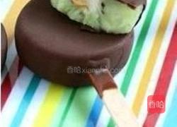 巧克力猕猴桃冰棒的做法图解4