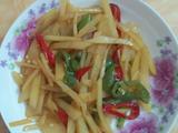 辣椒炒土豆丝