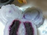 水晶紫薯饼