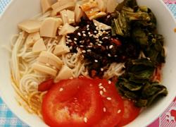 西红柿火腿肉丁面
