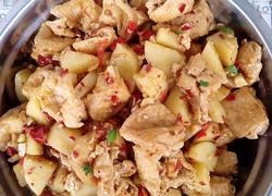 家常菜―油豆腐焖土豆